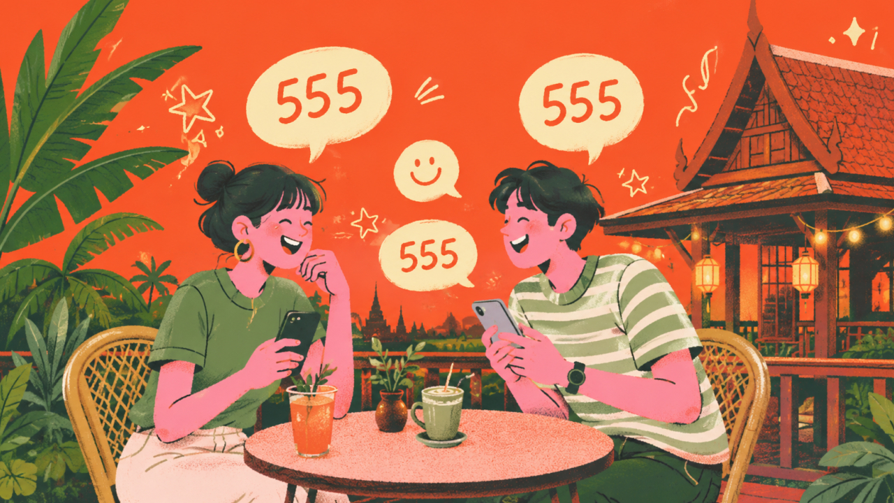 Почему тайцы пишут «555», когда им смешно