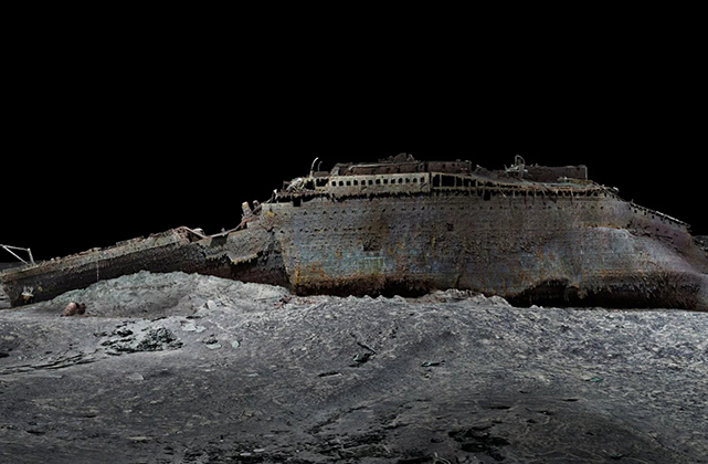 Создана невероятно подробная 3D-модель затонувшего «Титаника»