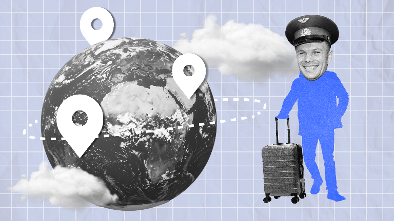 Юрий Гагарин: земные маршруты