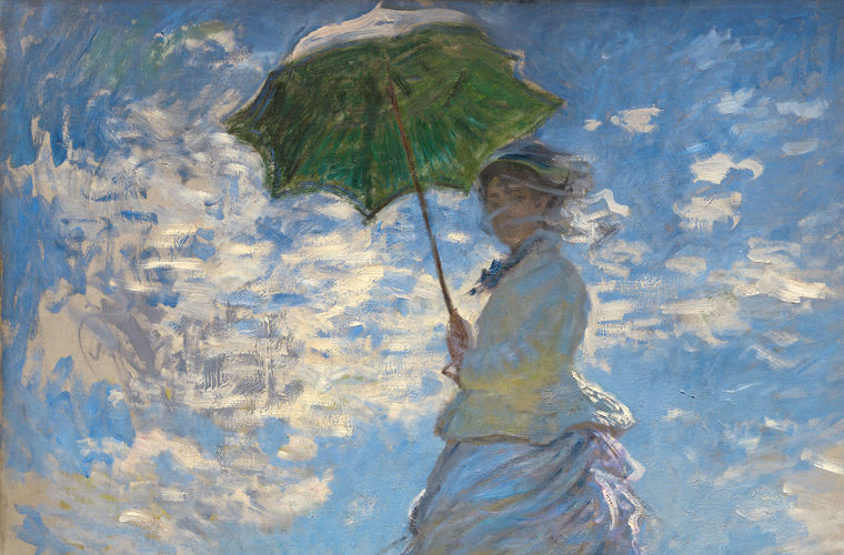 «Женщина с зонтом», 1875 год