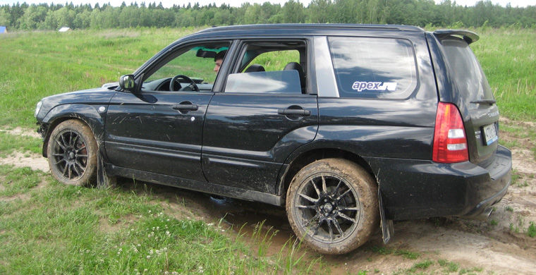 Тест подвески. Коротковата оказалась :)