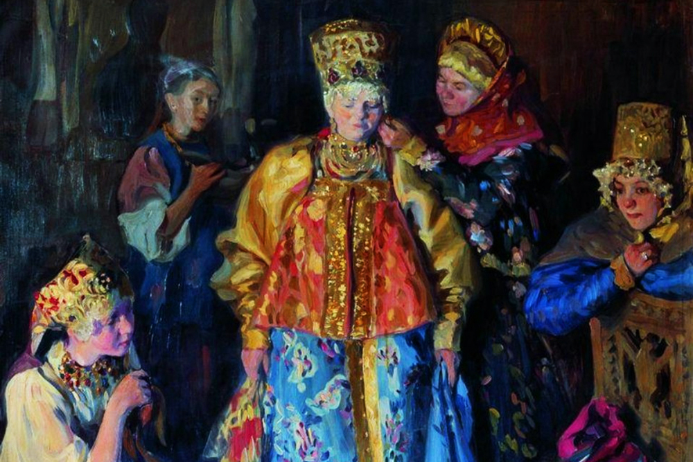 И. Куликов, «Убор невесты», 1907