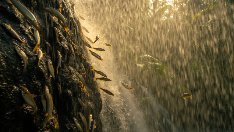 Рыбы-скалолазы: как крошечные создания покоряют водопады