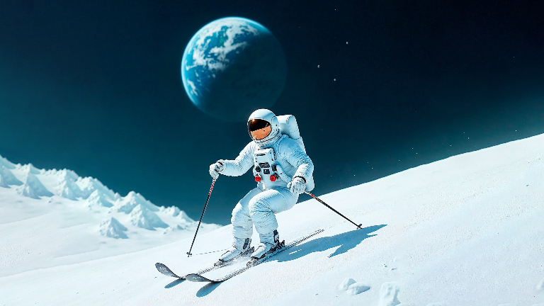 Где в Солнечной системе можно было бы встать на лыжи