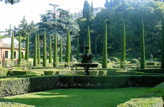 Сад Джусти в Вероне 