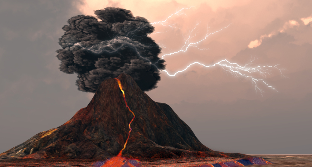 Когда вулкан играет с небом: что такое грязная гроза