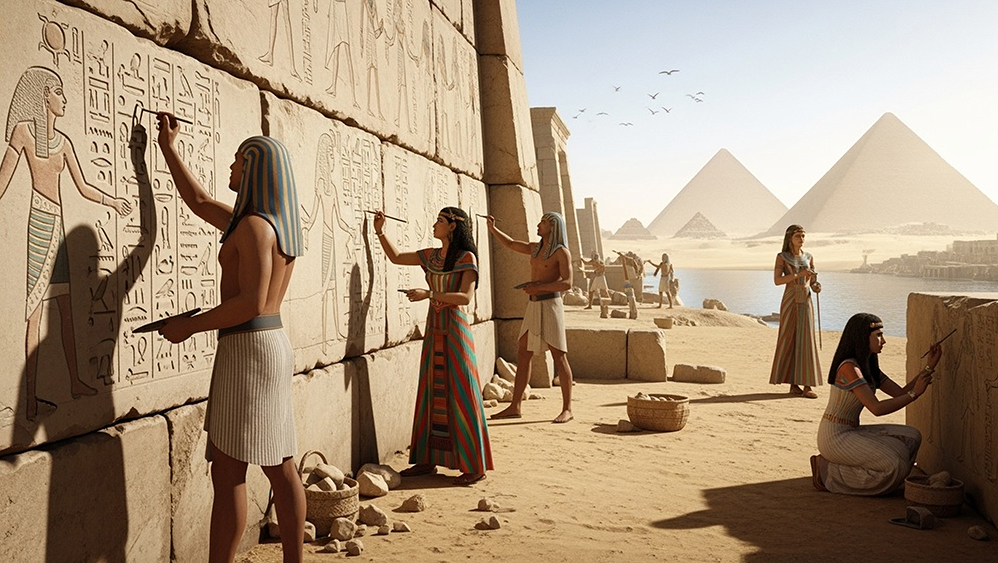 Древний «корректор»: как египетские писцы 3000 лет назад исправляли ошибки