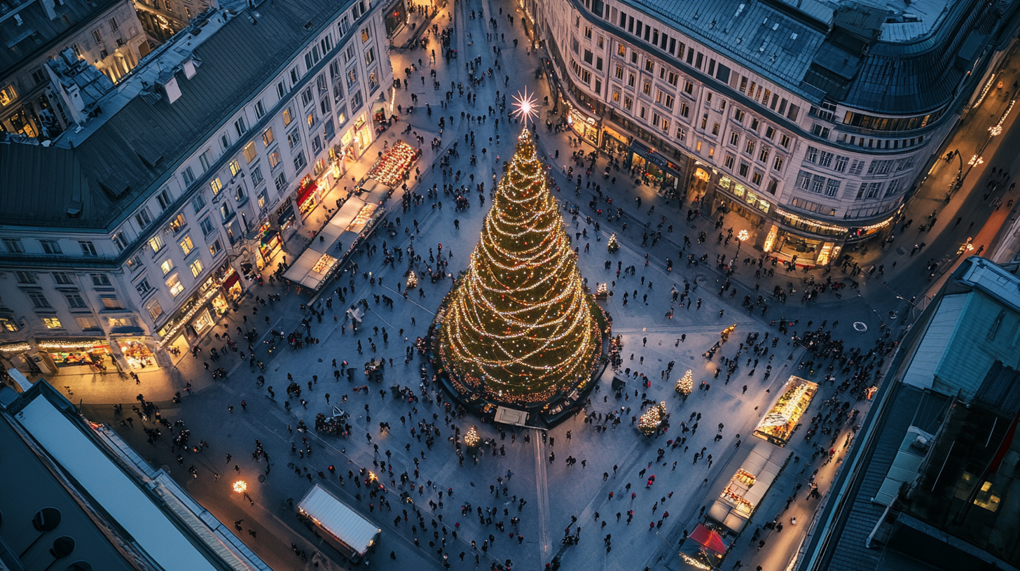 Самая большая новогодняя ель