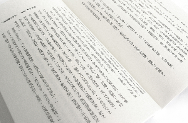 Страница современной книги на китайском языке