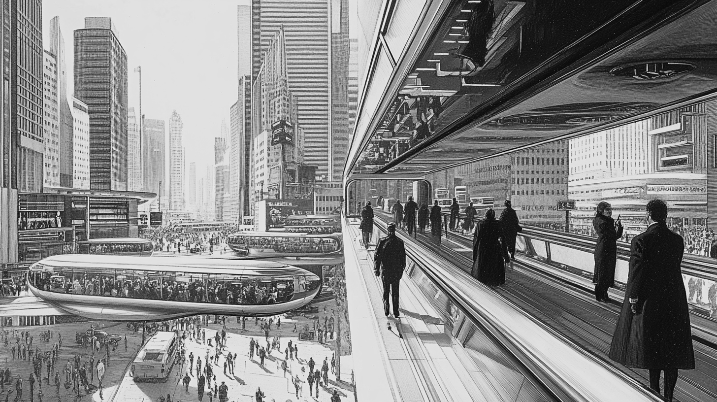 движущийся тротуар: фантазия