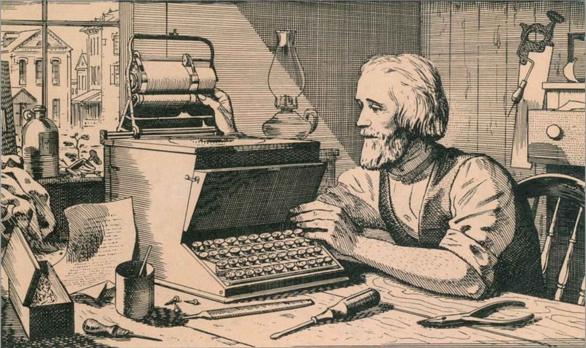 Печатная машинка, Кристофер Шоулз