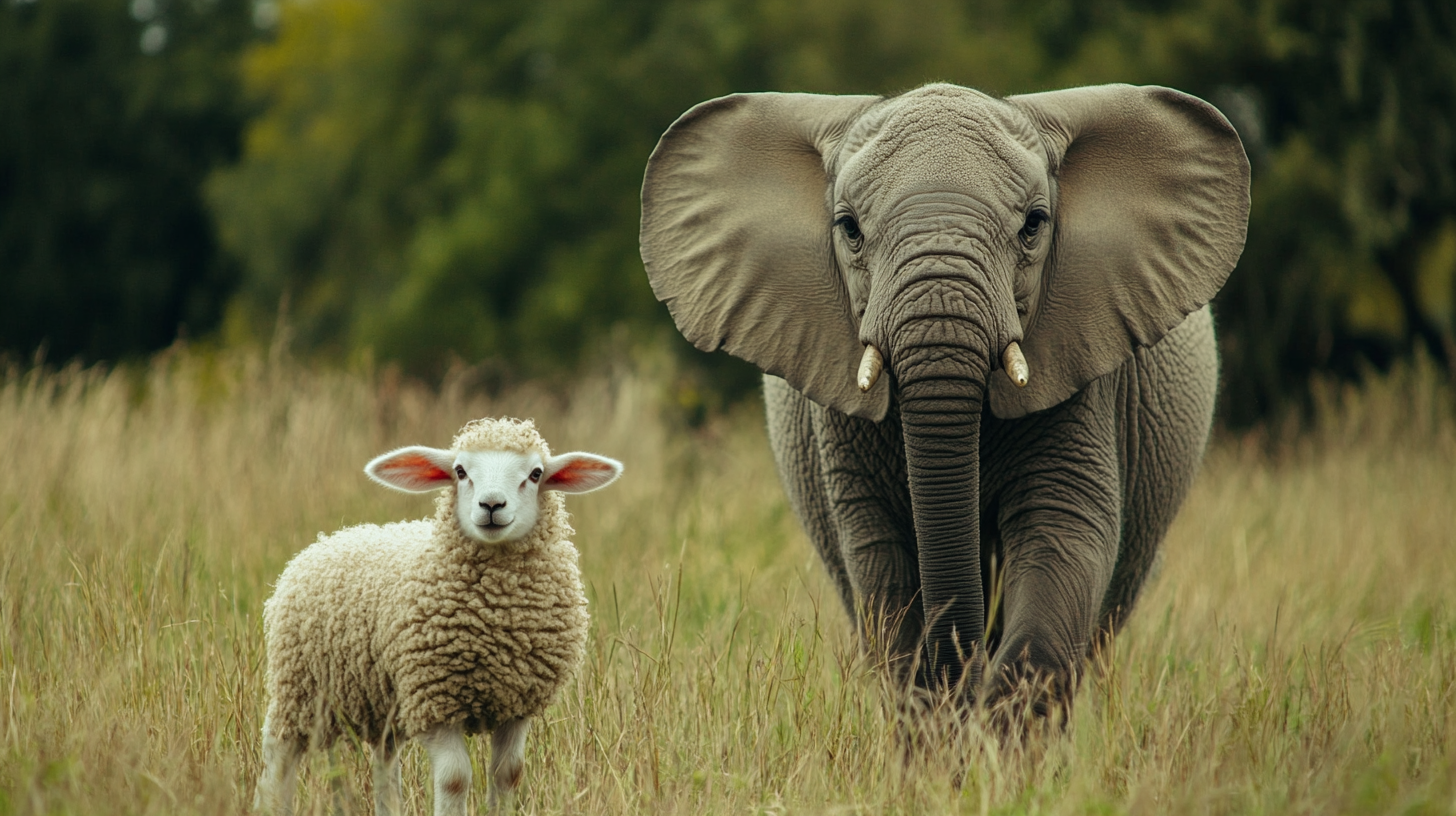 баран и слоненок