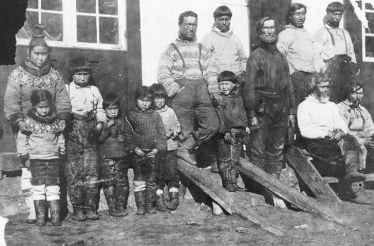 Туземцы Гренландии. Фотография Фредерика Кука