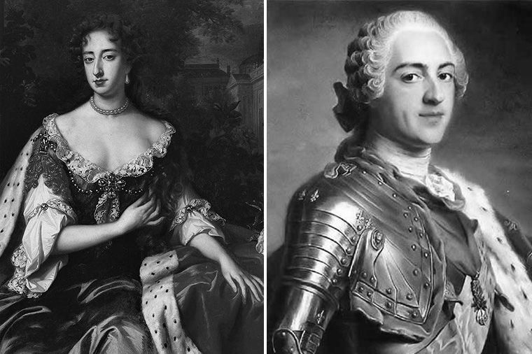 Мария II и Людовик XV
