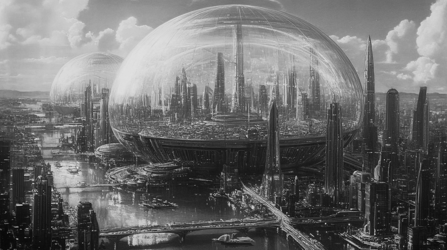 город под крышей: фантазия