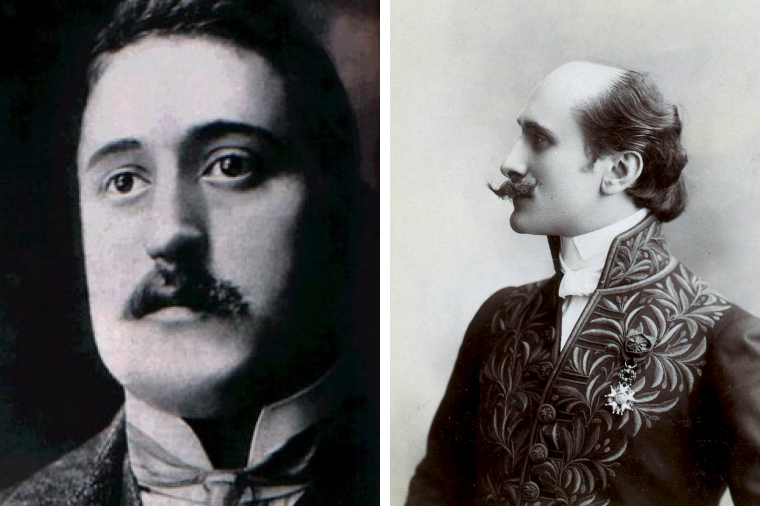 Гийом Аполлинер и Эдмон Ростан