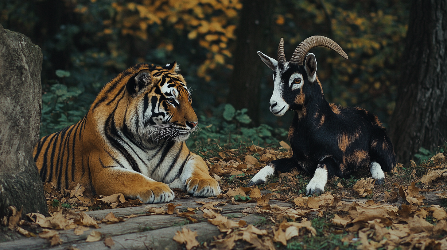 тигр и козел