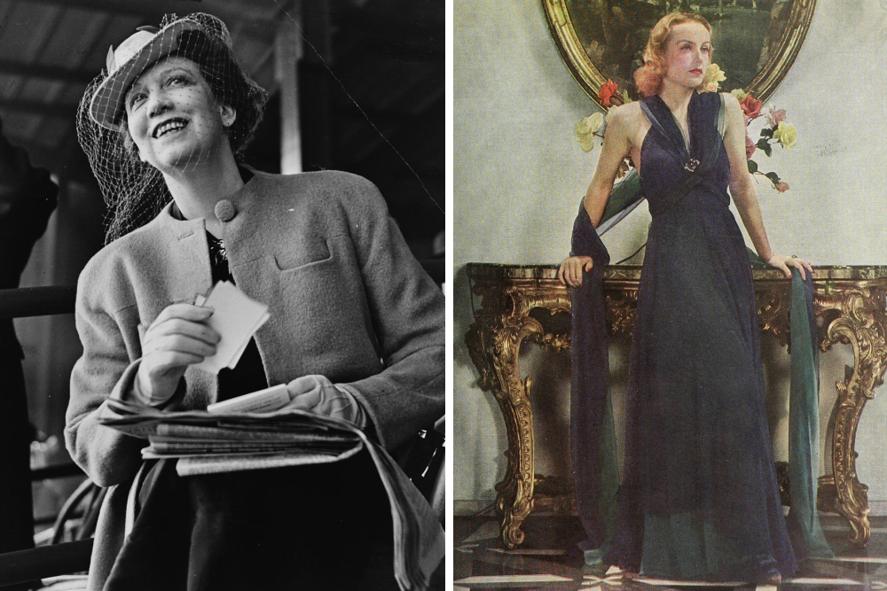 Модные сиуэты 30-ых годов 20ого столетия